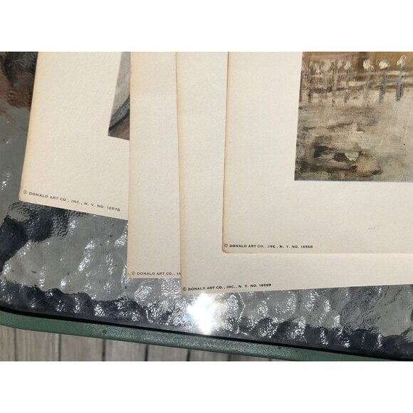 Vintage Art Prints MONTMARTRE SCENES By Utrillo Set of 4 - Picture 10 of 10